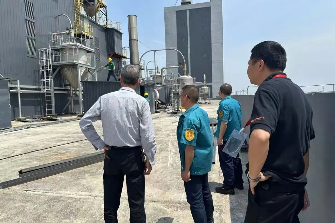 Changshu pólýester sinnir öryggisskoðun fyrir frídag
